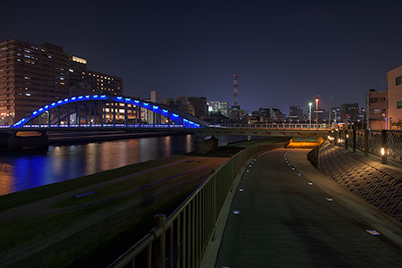 狩野川堤 / 御成橋