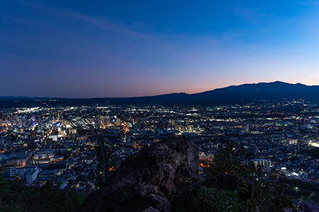 信夫山烏ヶ崎展望台