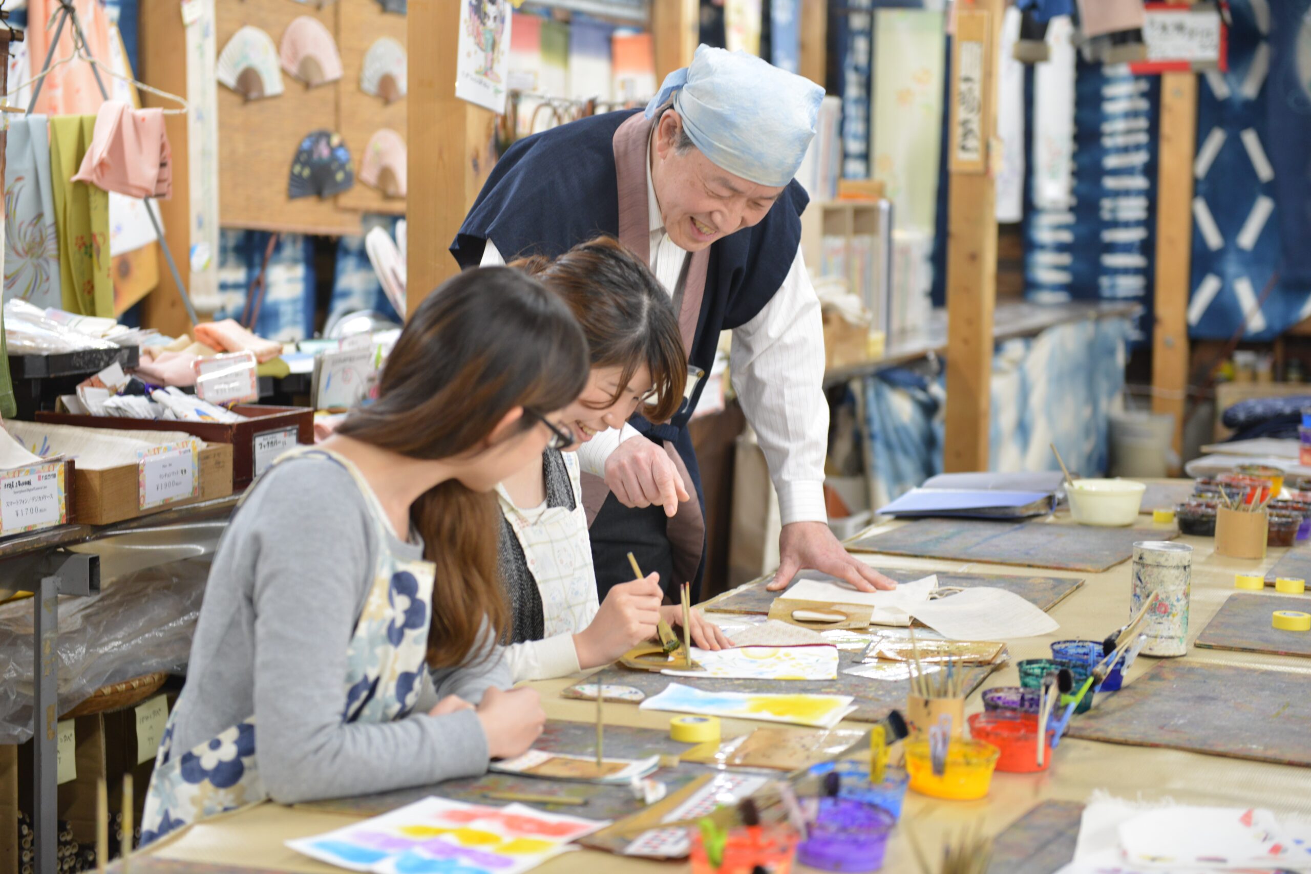 京友禅体験工房丸益西村屋