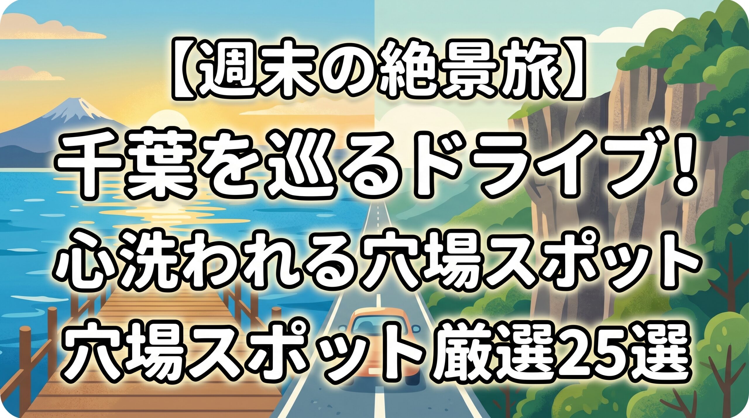 【週末の絶景旅】千葉を巡るドライブ！心洗われる穴場スポット厳選25選
