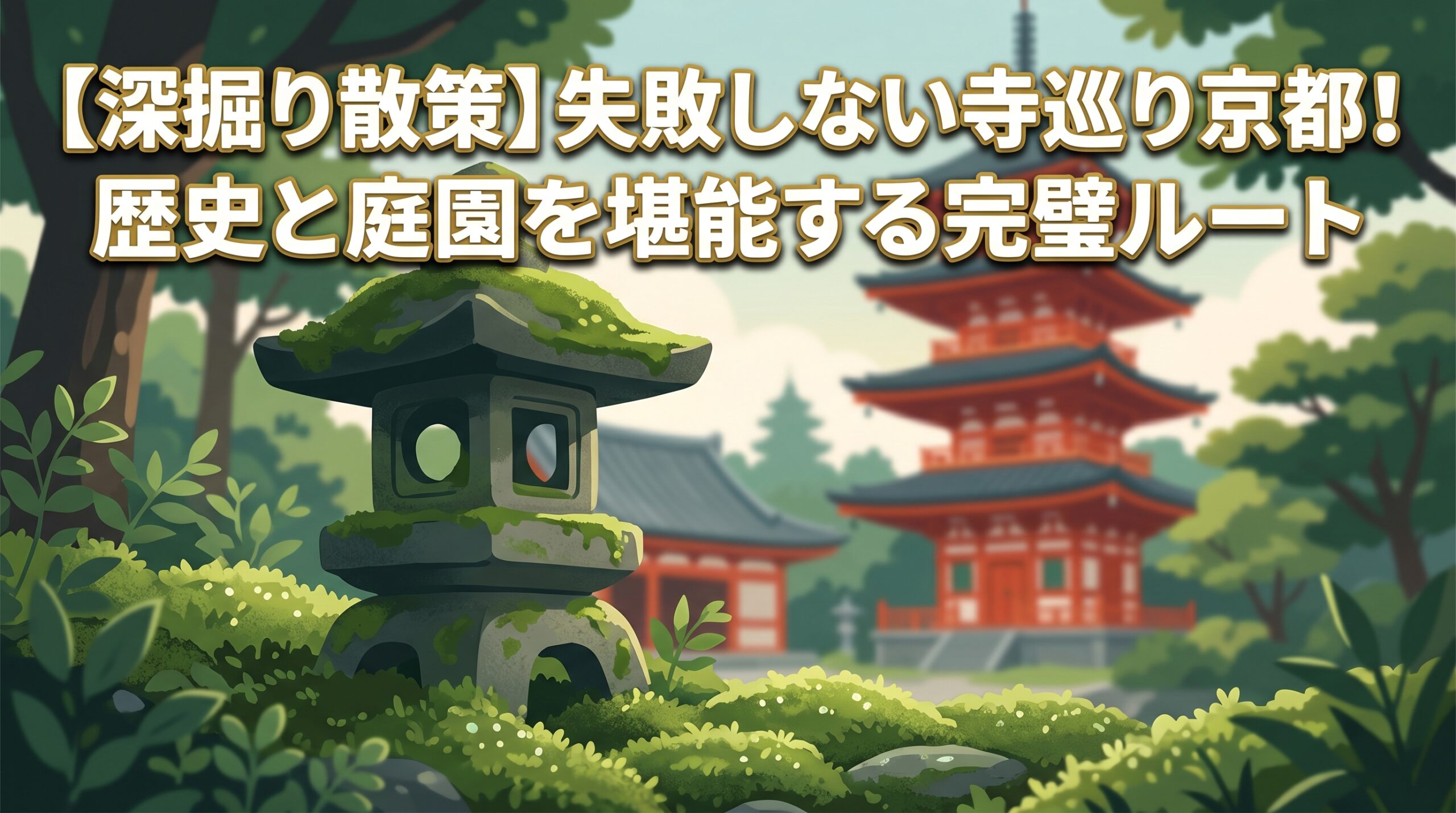【深掘り散策】失敗しない寺巡り京都！歴史と庭園を堪能する完璧ルート