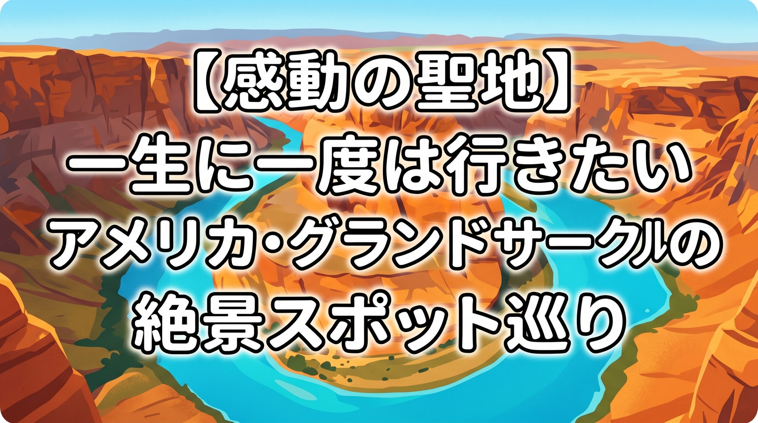 【感動の聖地】一生に一度は行きたいアメリカ・グランドサークルの絶景スポット巡り