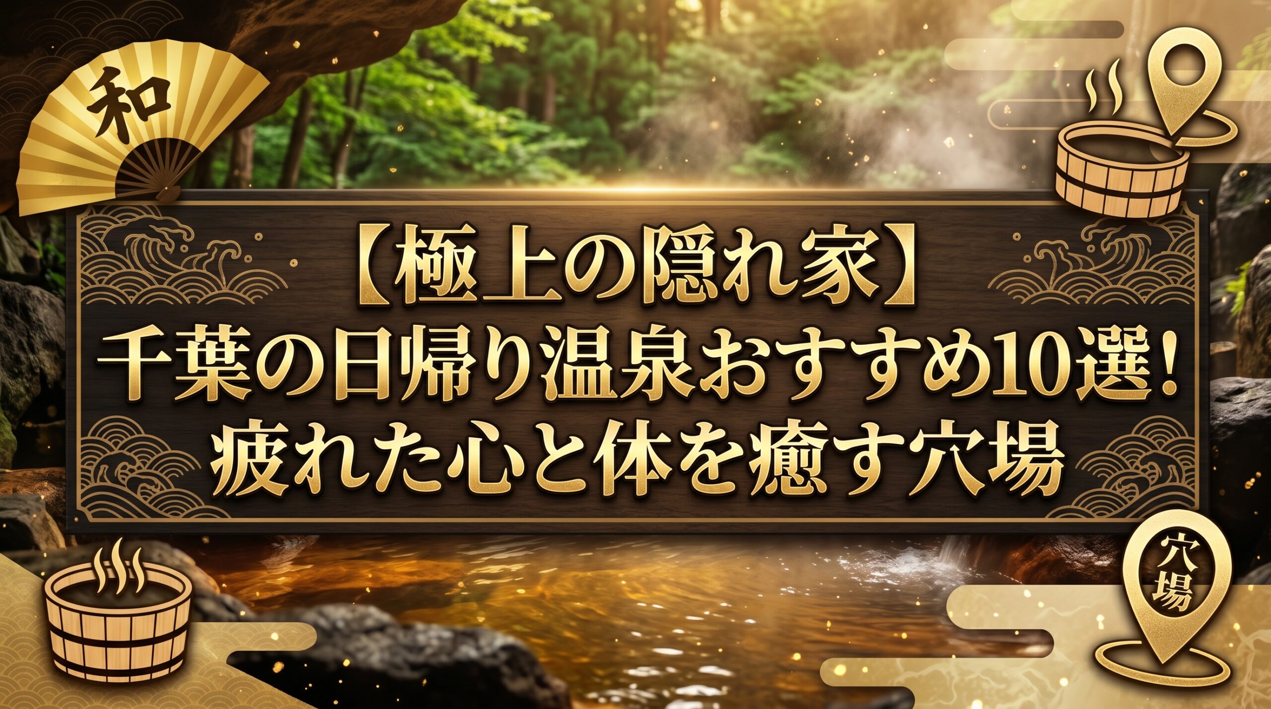 【極上の隠れ家】千葉の日帰り温泉おすすめ10選！疲れた心と体を癒す穴場