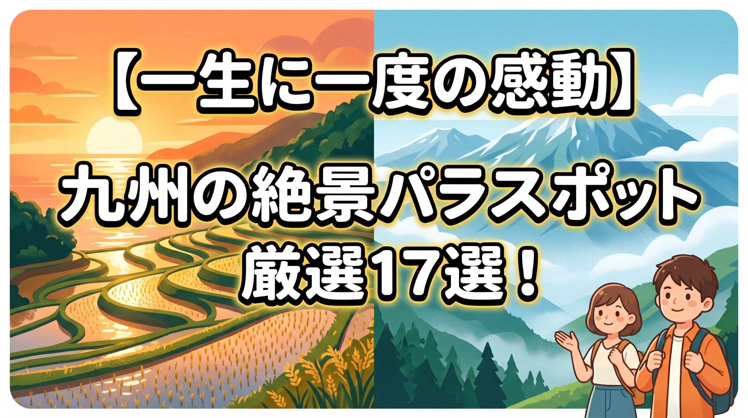 【一生に一度の感動】九州の絶景パノラマスポット厳選17選！