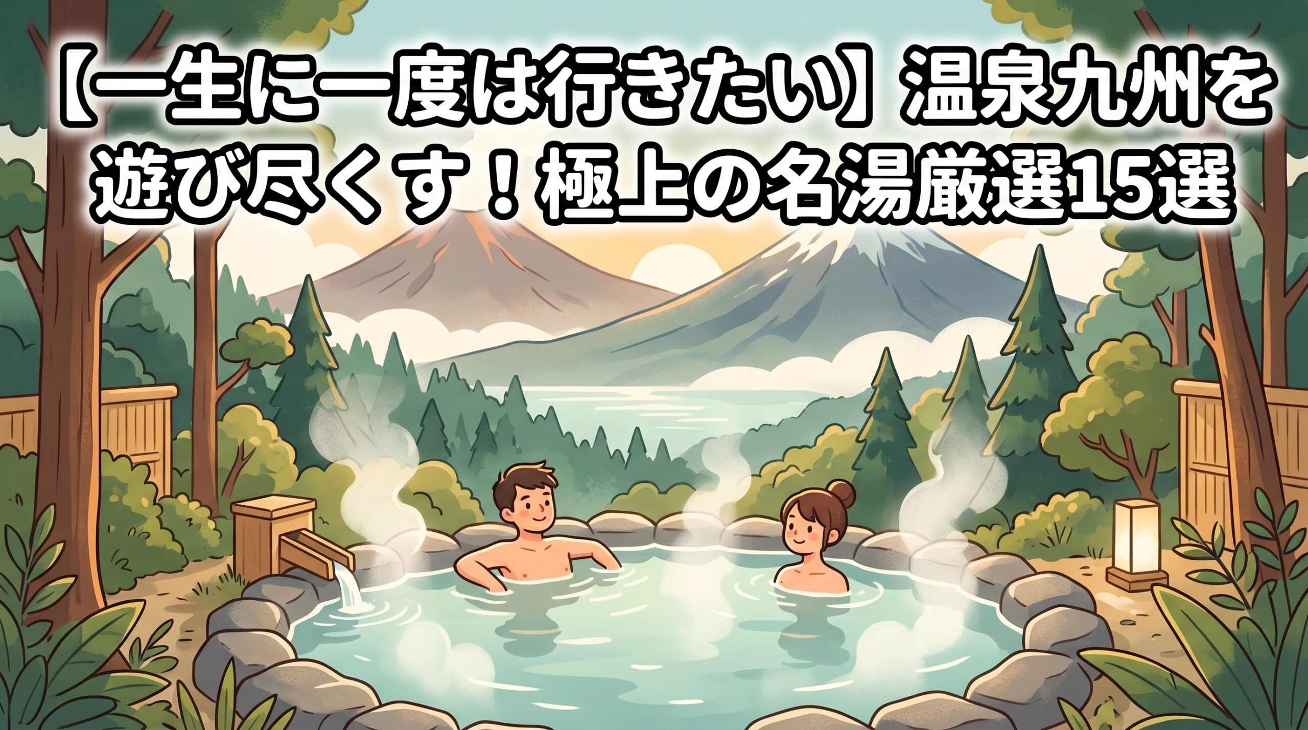 【一生に一度は行きたい】温泉九州を遊び尽くす！極上の名湯厳選15選