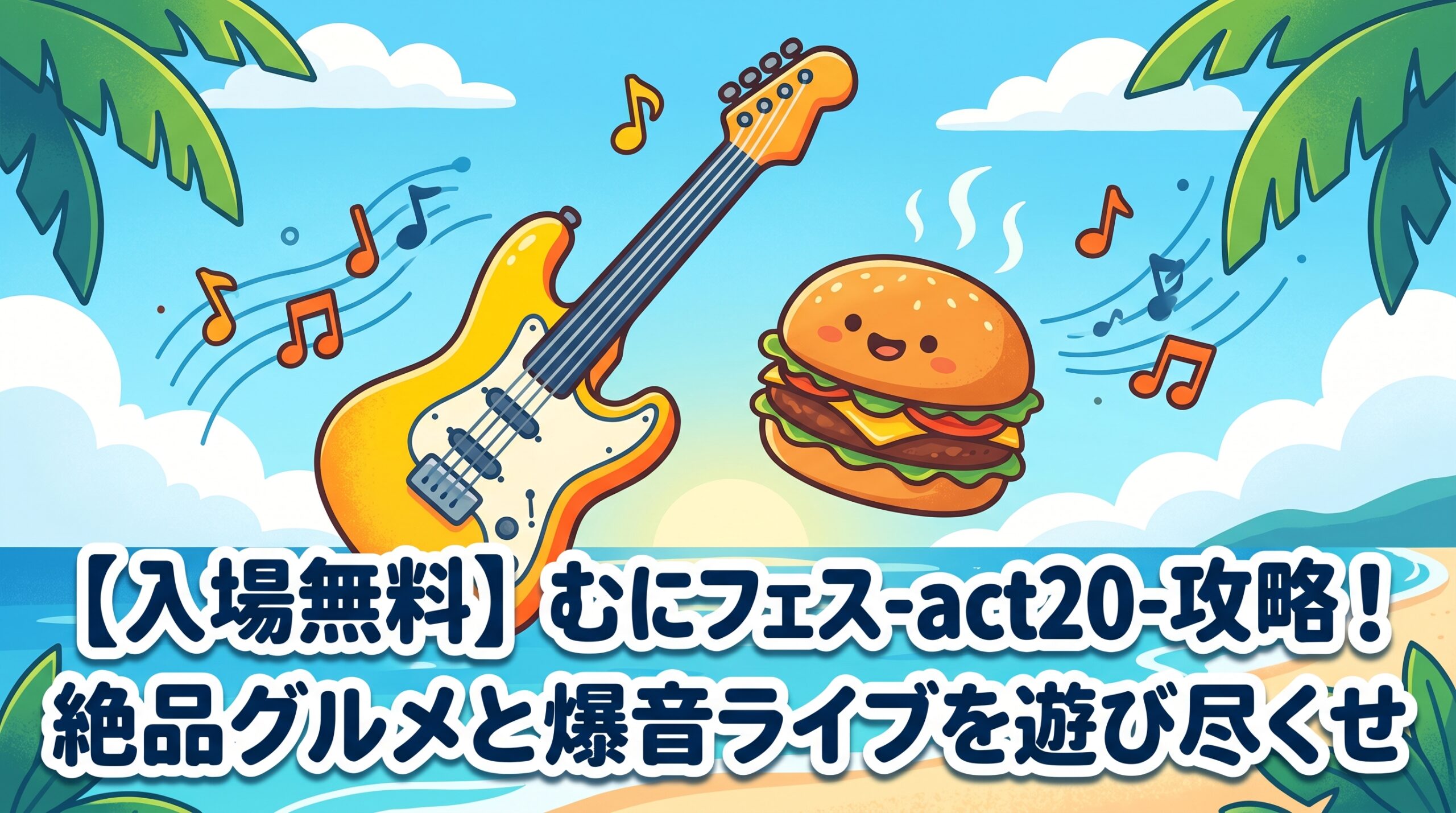 【入場無料】むにフェス-act20-攻略！絶品グルメと爆音ライブを遊び尽くせ