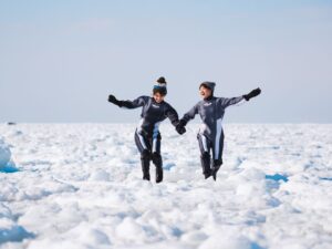 流氷ウォーク