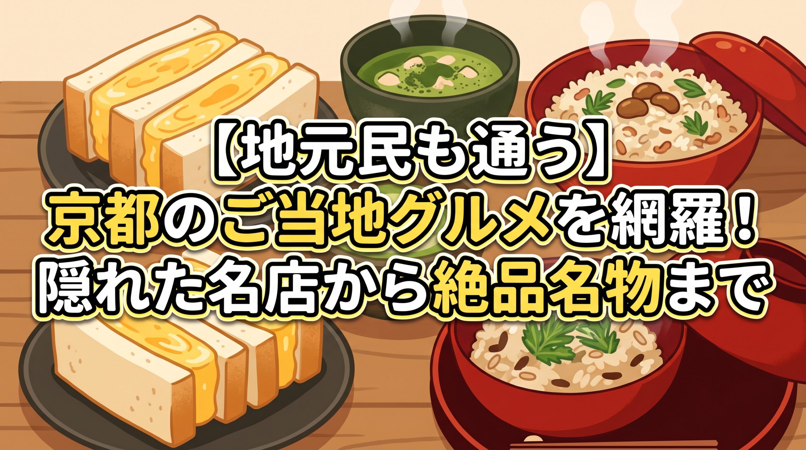 【地元民も通う】京都のご当地グルメを網羅！隠れた名店から絶品名物まで