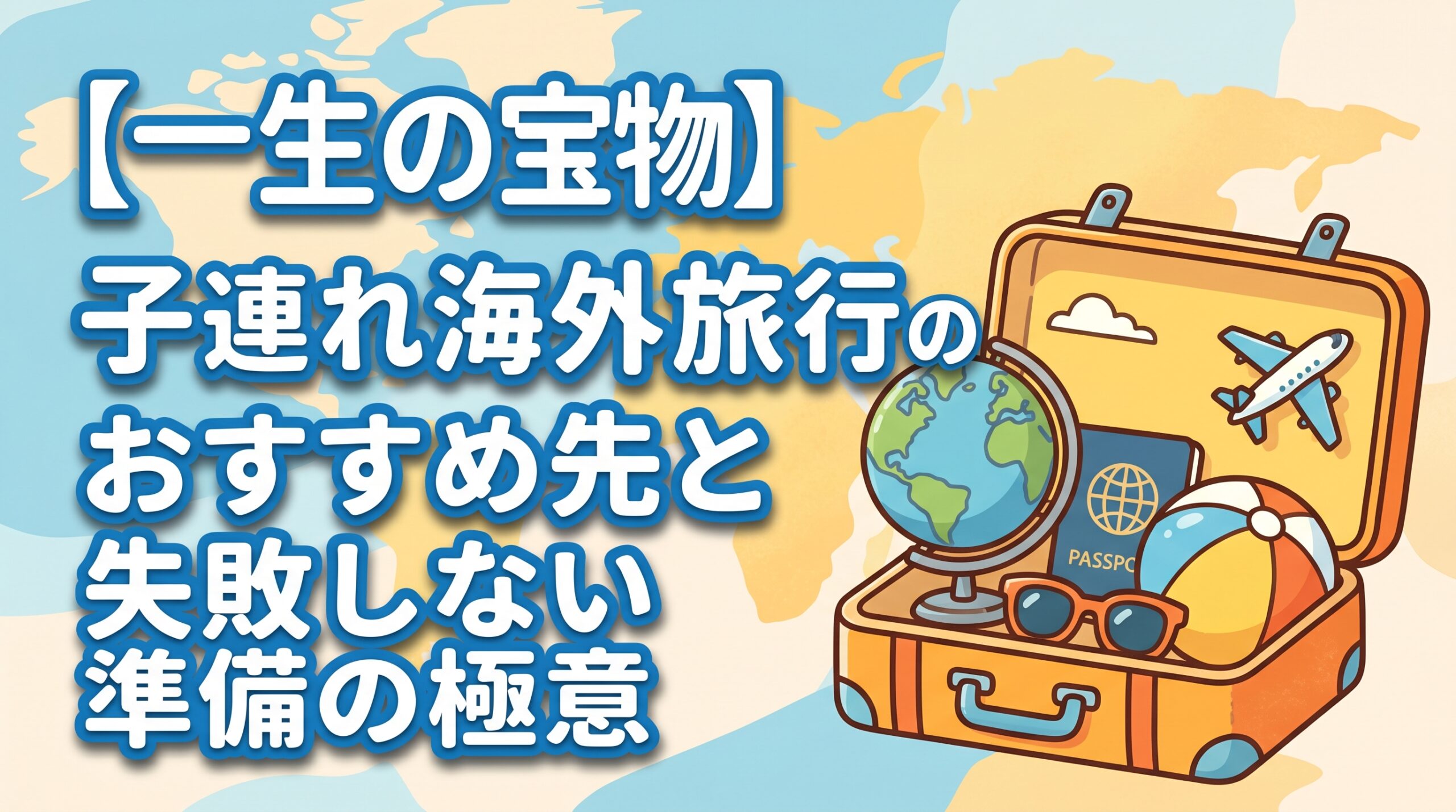 【一生の宝物】子連れ海外旅行のおすすめ先と失敗しない準備の極意