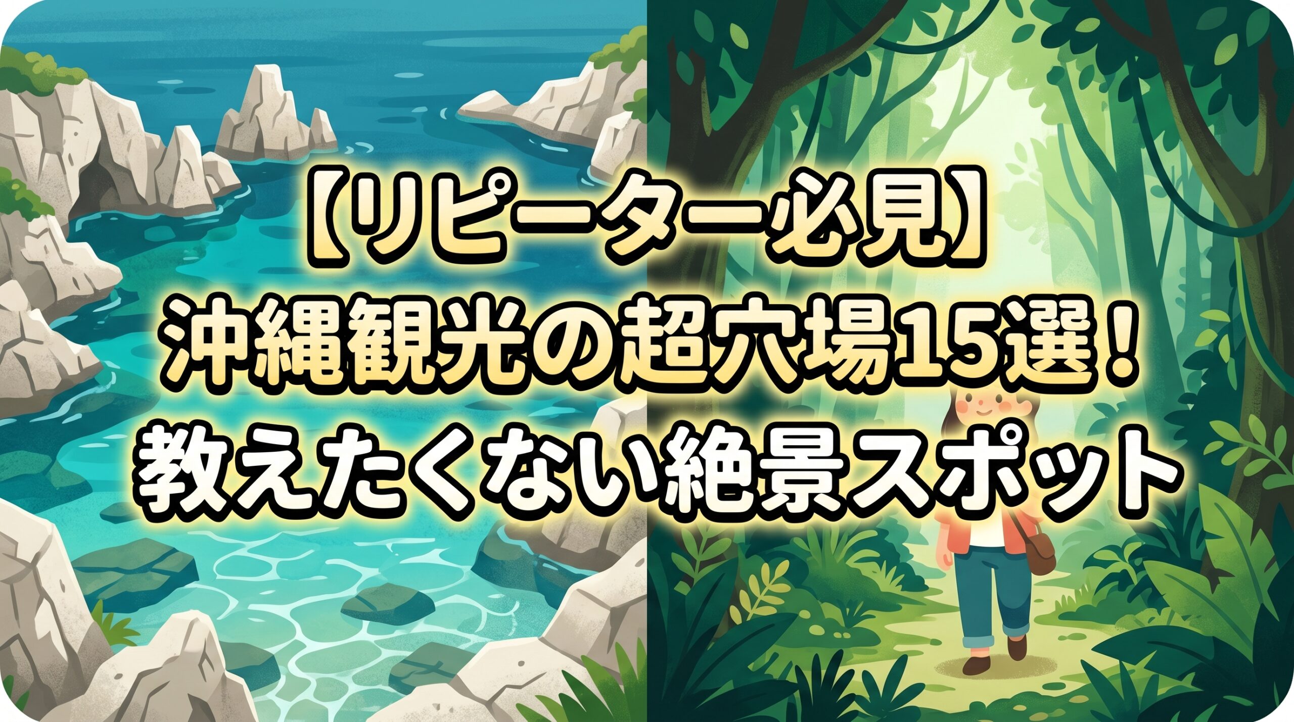 【リピーター必見】沖縄観光の超穴場15選！教えたくない絶景スポット