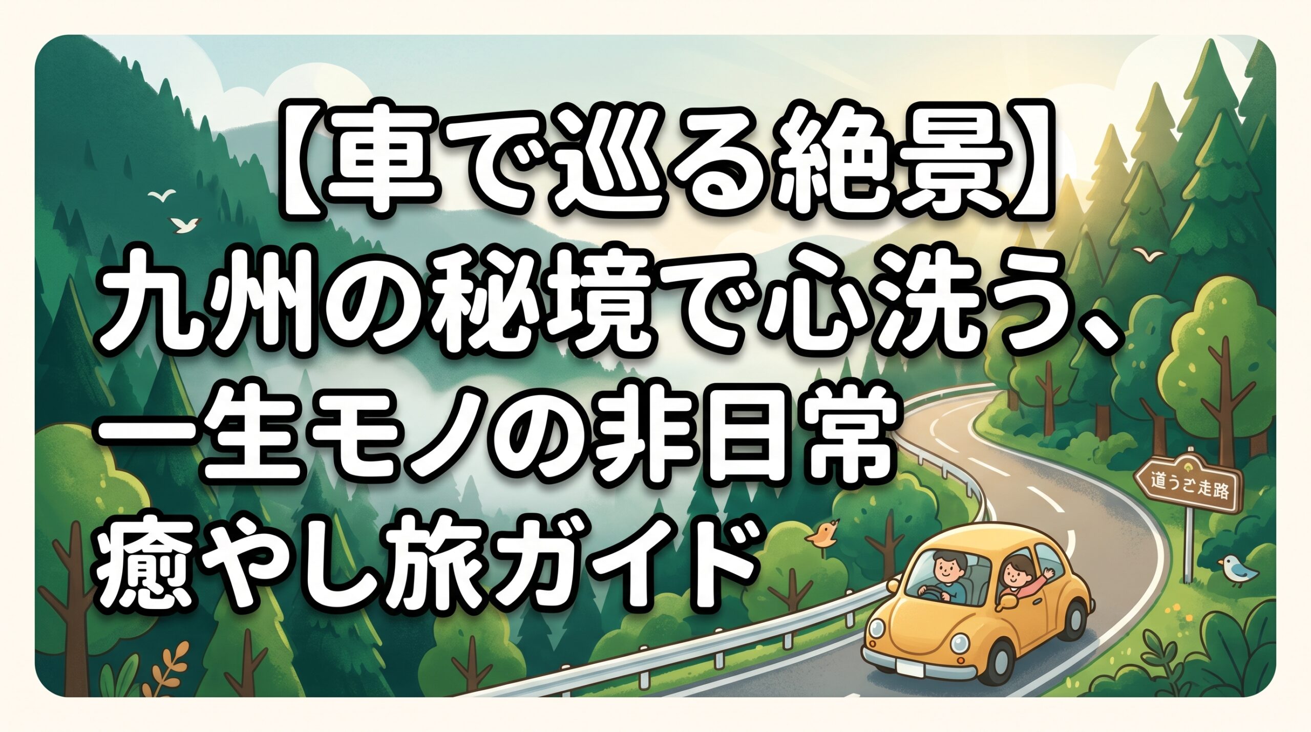 【車で巡る絶景】九州の秘境で心洗う、一生モノの非日常癒やし旅ガイド