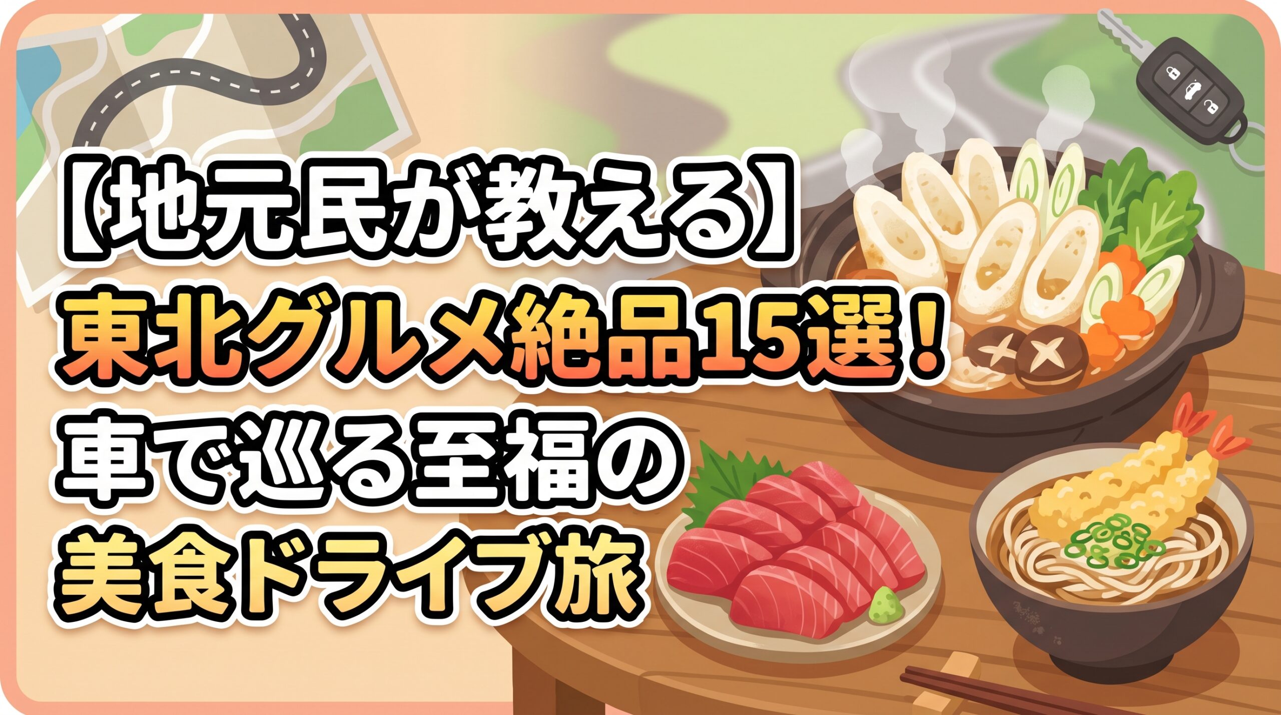 【地元民が教える】東北グルメ絶品15選！車で巡る至福の美食ドライブ旅