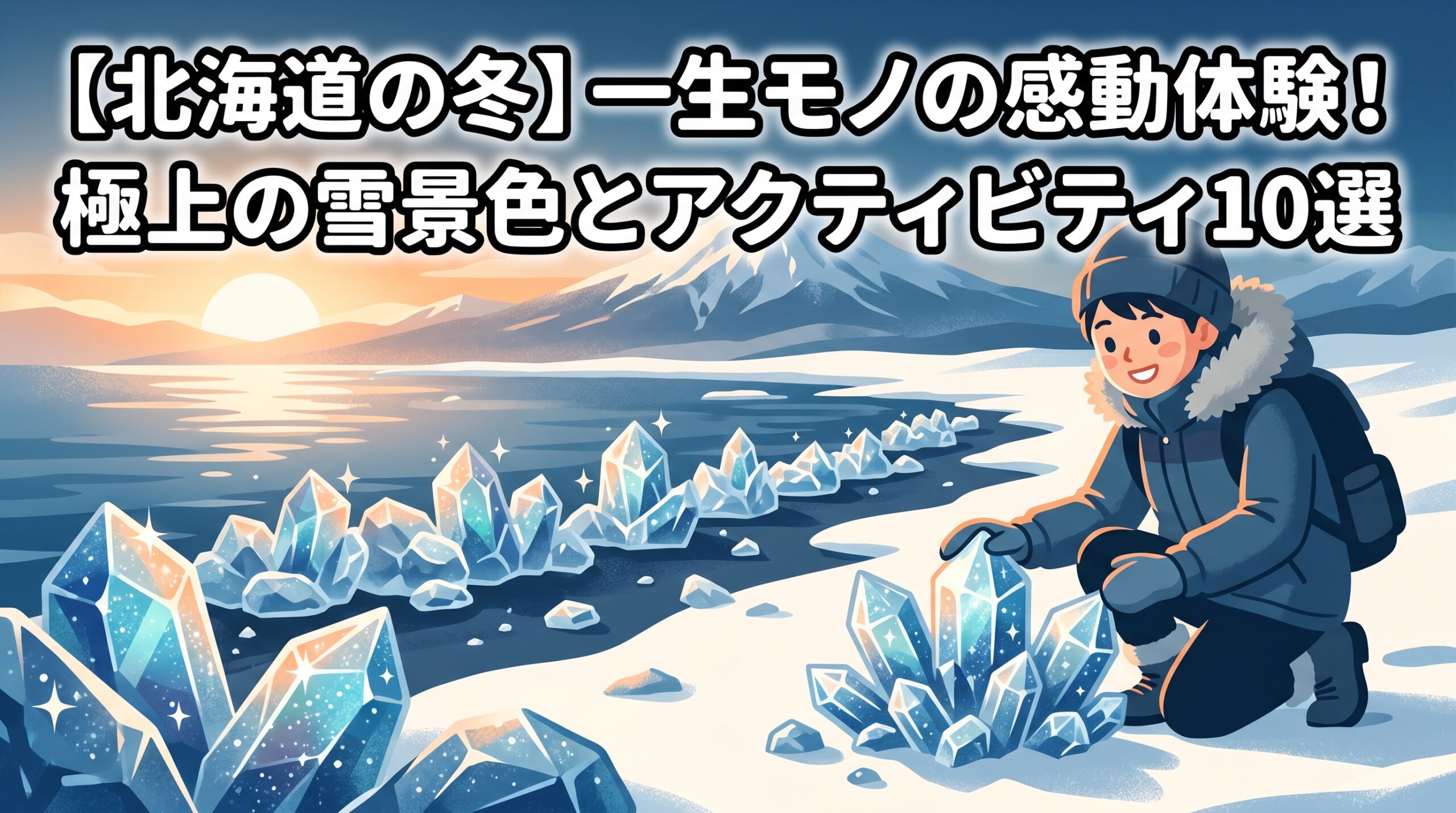【北海道の冬】一生モノの感動体験！極上の雪景色とアクティビティ10選