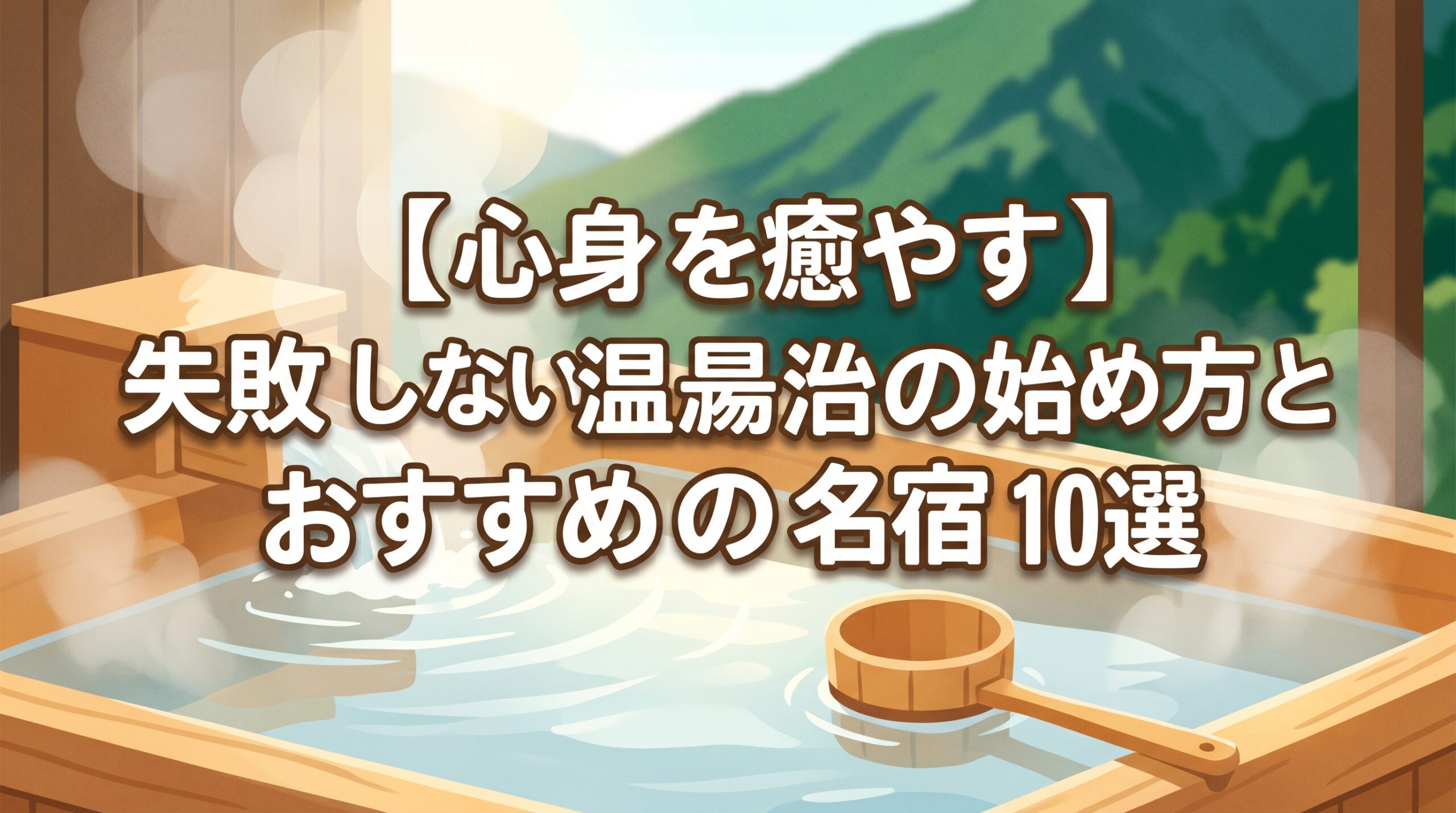 【心身を癒やす】失敗しない温泉湯治の始め方とおすすめの名宿10選
