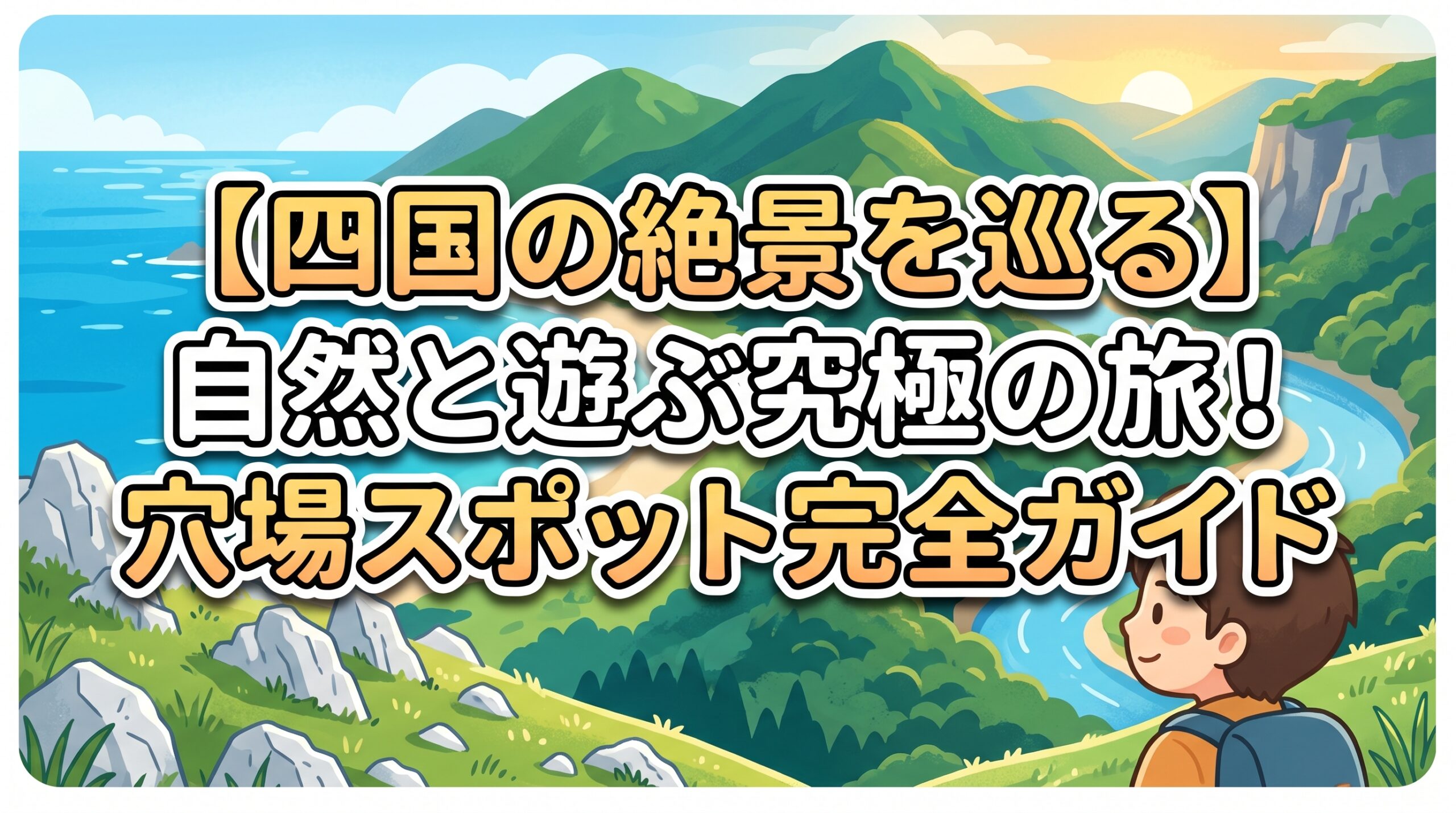 【四国の絶景を巡る】自然と遊ぶ究極の旅！穴場スポット完全ガイド