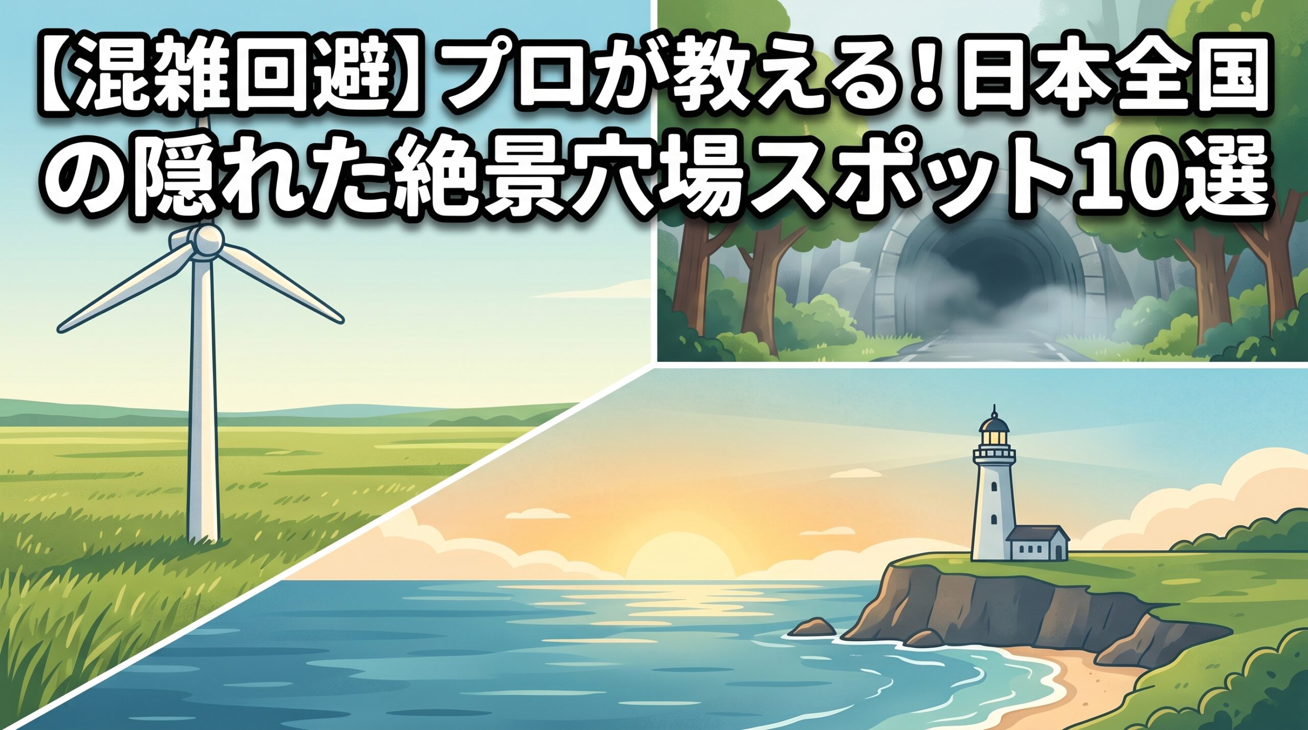 【混雑回避】プロが教える！日本全国の隠れた絶景穴場スポット10選