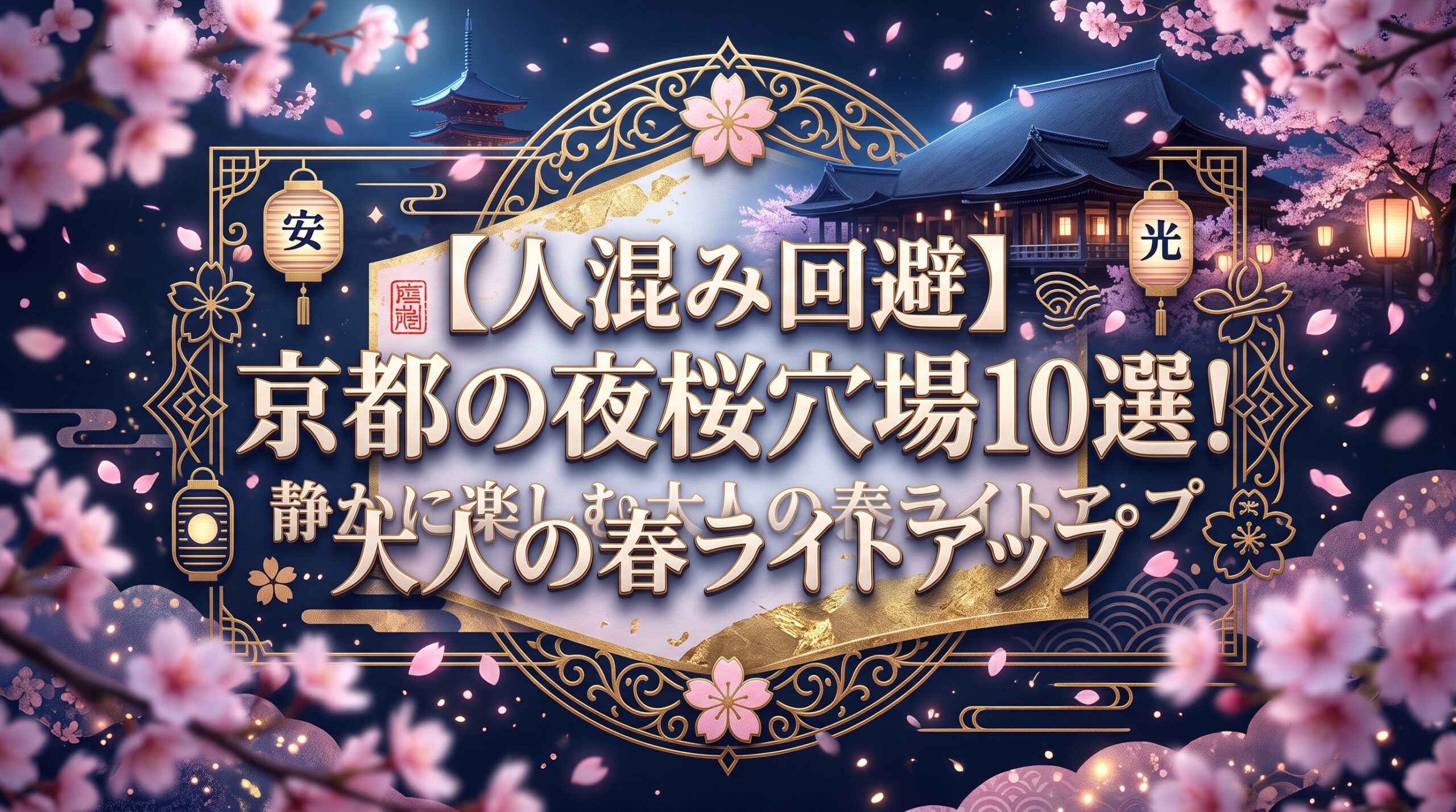 人混み回避京都の夜桜穴場10選静かに楽しむ大人の春ライトアップ