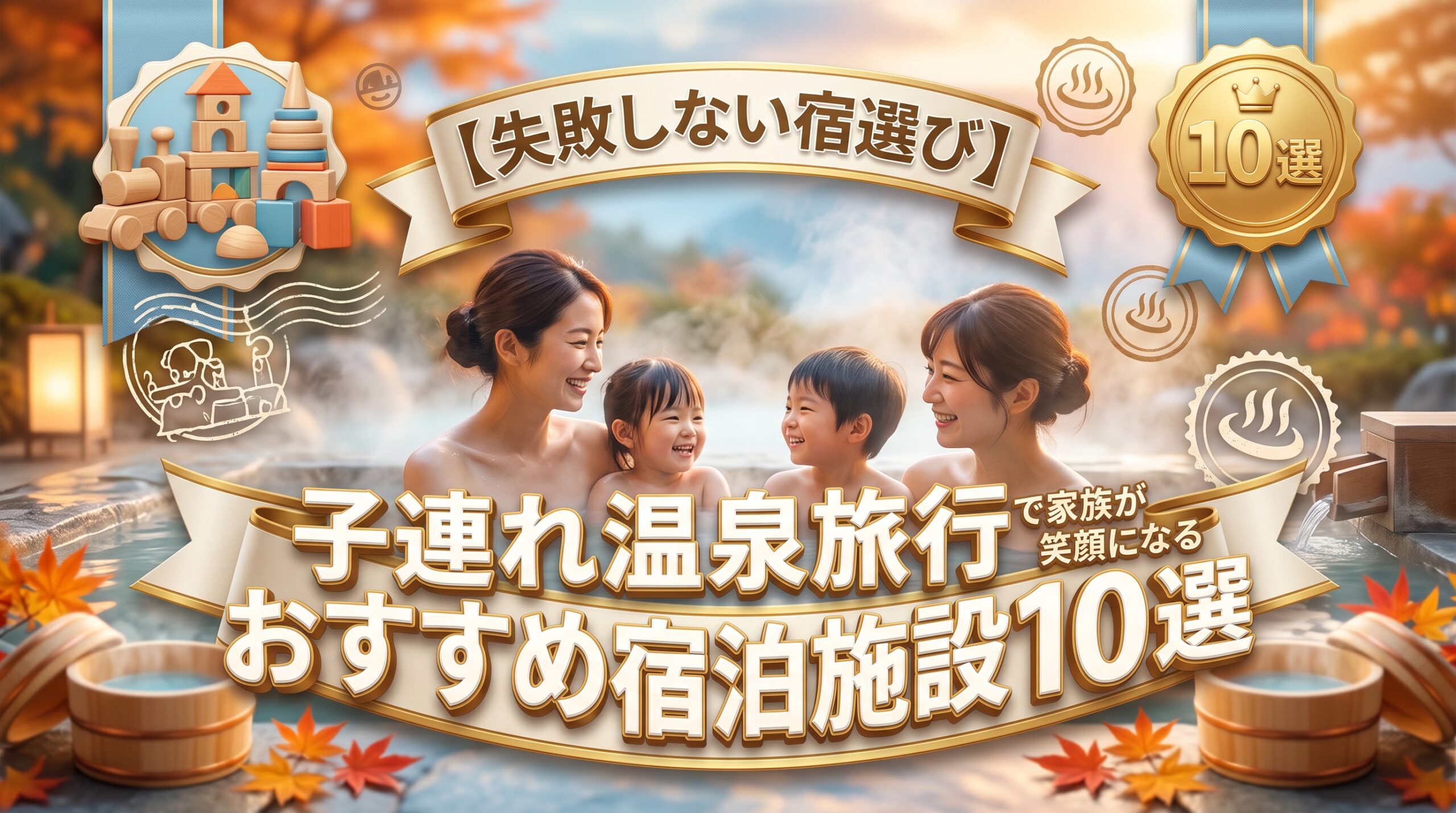 失敗しない宿選び子連れ温泉旅行で家族が笑顔になるおすすめ宿泊施設10選