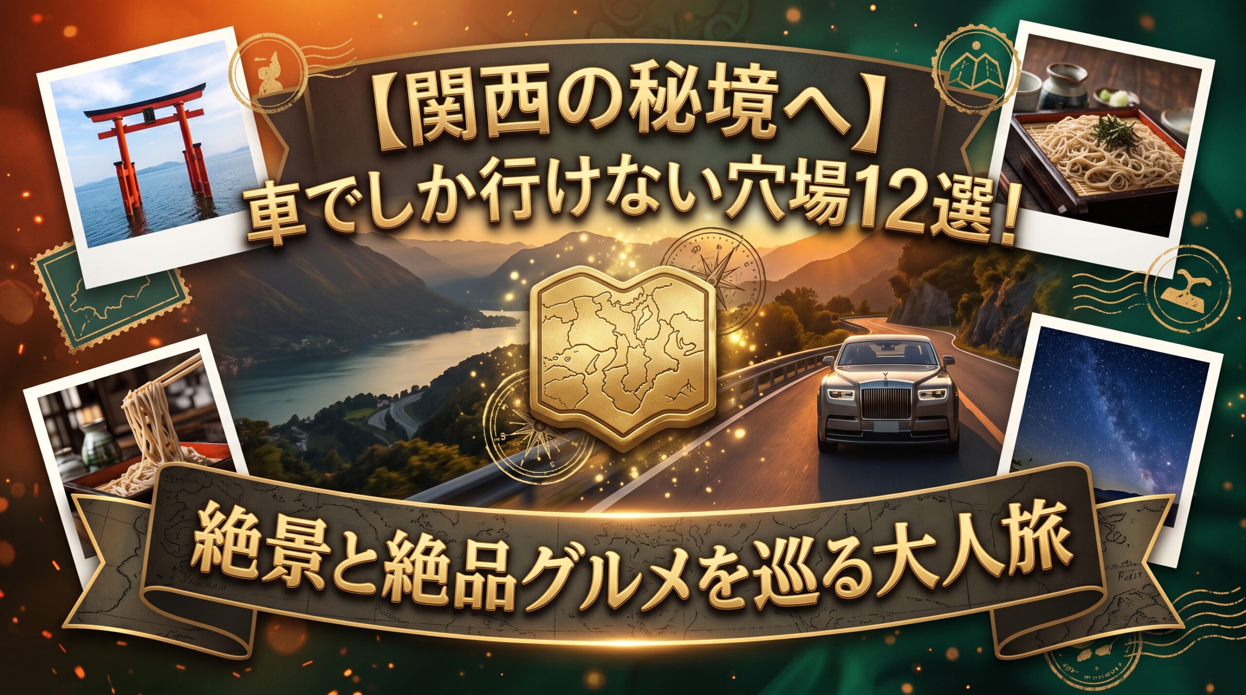 関西の秘境へ車でしか行けない穴場12選絶景と絶品グルメを巡る大人旅