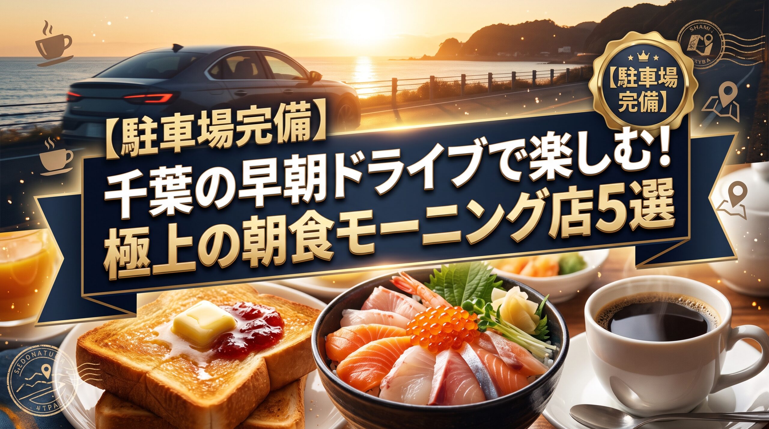 駐車場完備千葉の早朝ドライブで楽しむ極上の朝食モーニング店5選