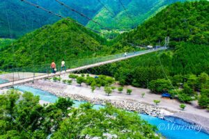 谷瀬の吊り橋