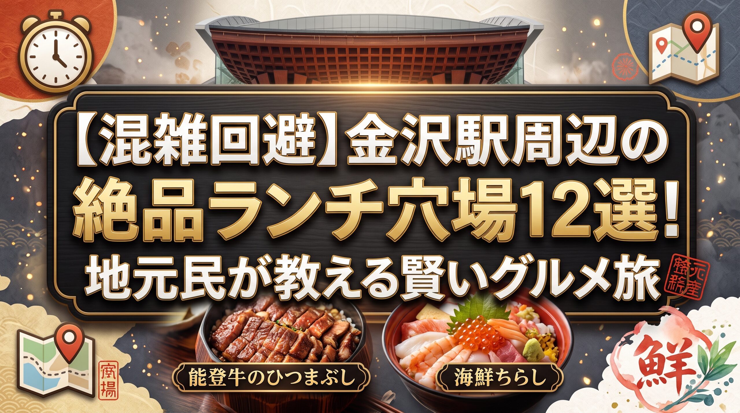 混雑回避金沢駅周辺の絶品ランチ穴場12選地元民が教える賢いグルメ旅