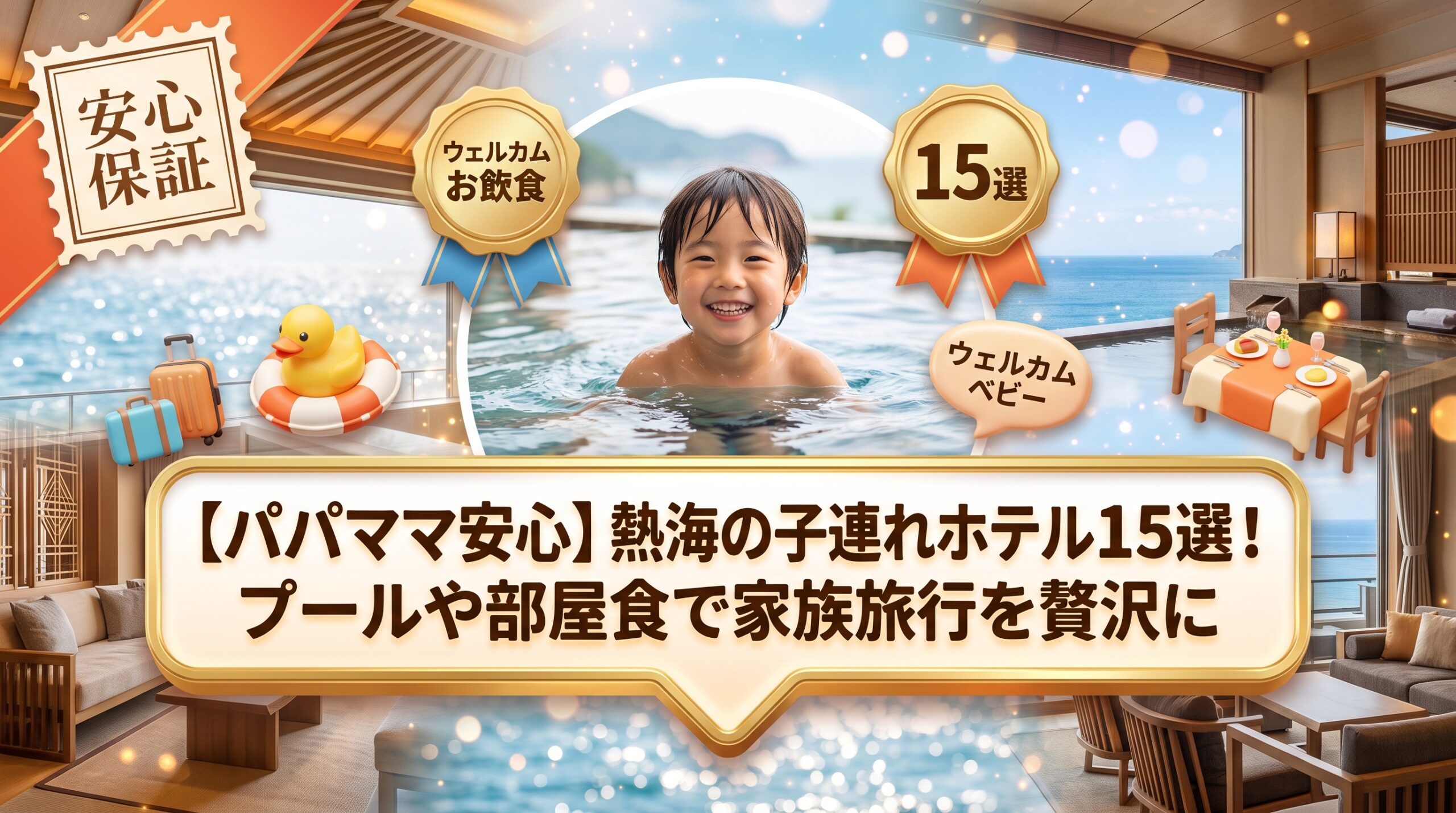 パパママ安心熱海の子連れホテル15選プールや部屋食で家族旅行を贅沢に