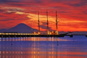 館山夕日桟橋