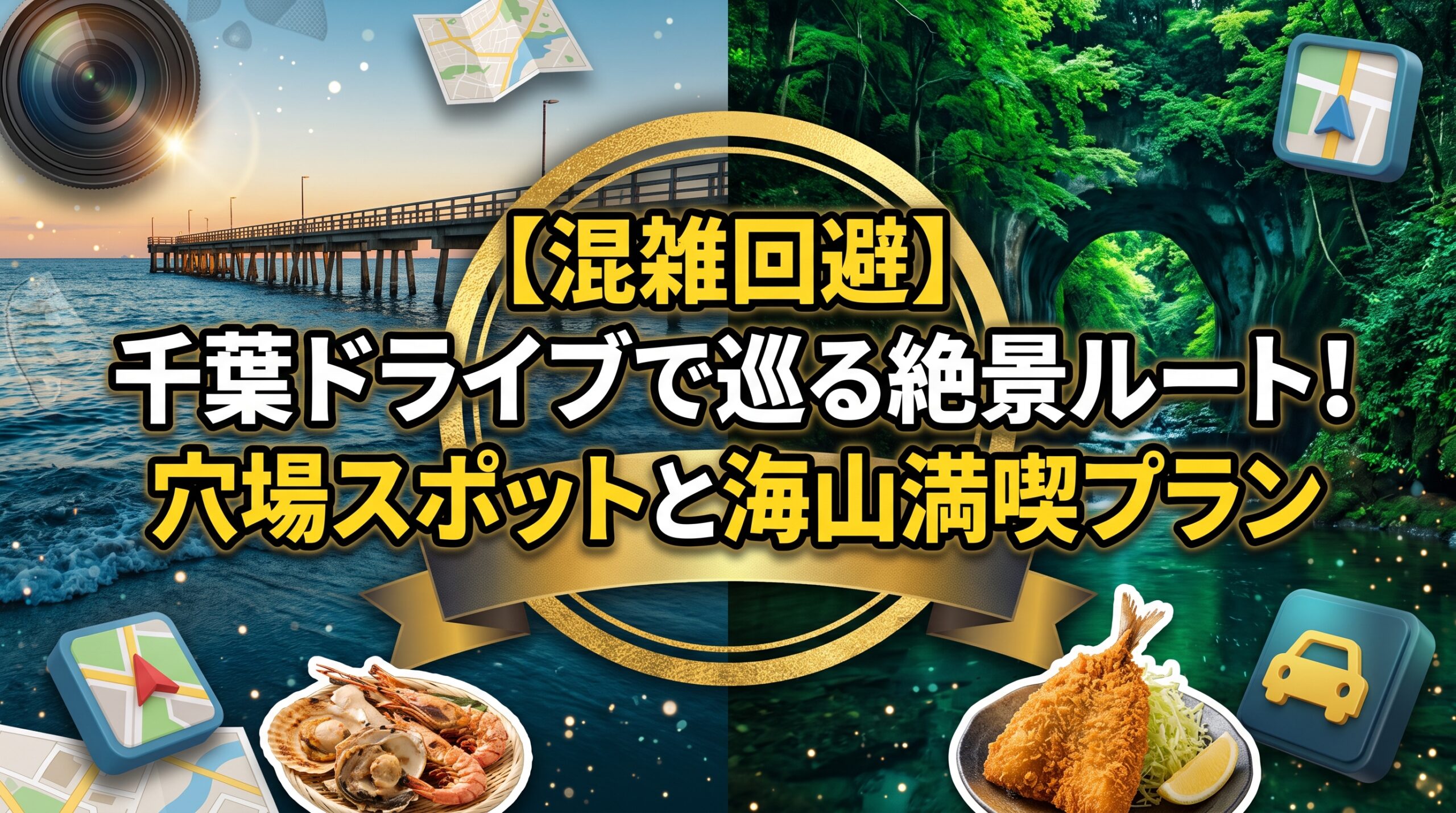 混雑回避千葉ドライブで巡る絶景ルート穴場スポットと海山満喫プラン